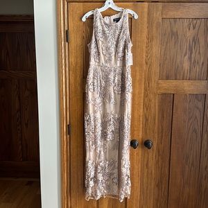 Alex & Eve gown - Size 10; Blush